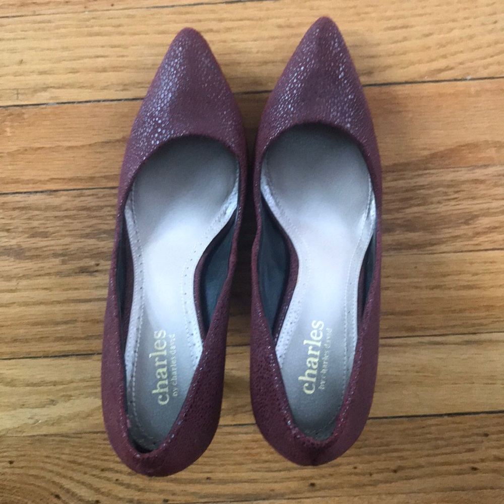 Charles By Charles David burgundy high heels